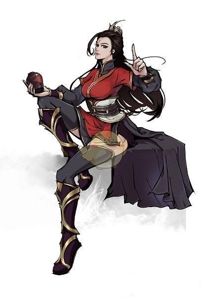 烟雨江湖美女